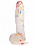 Party Fun Suction Cup Confetti Dildo