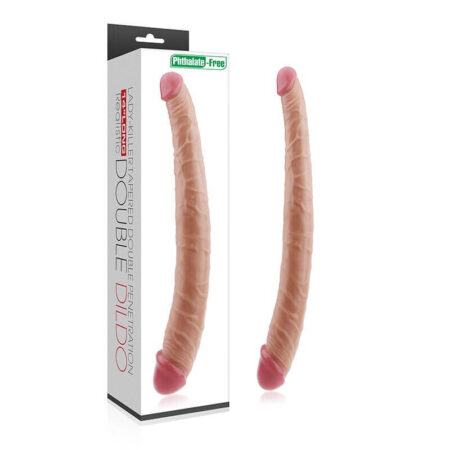 Love toy 14" King Size Realistic Double Penetration Dildo